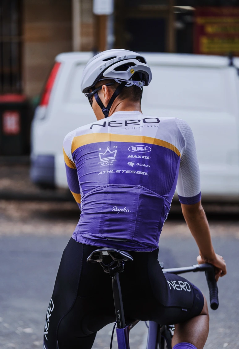 Jesse on a cycling shoot